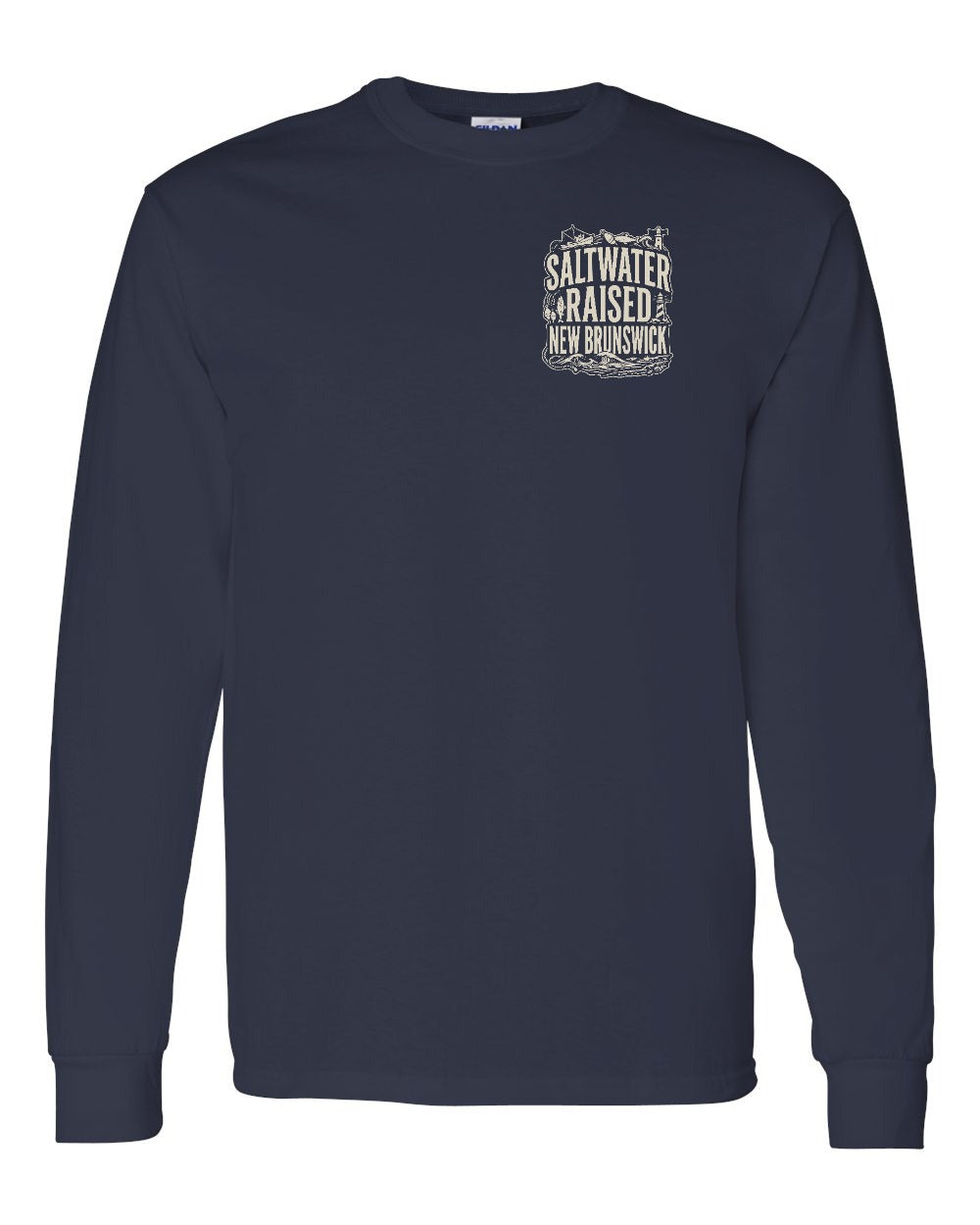 NB Saltwater Raised Folk Left Chest Long Sleeve Tee - Unisex