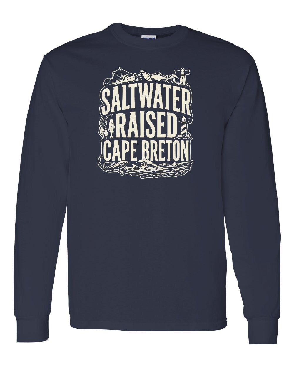 CB Saltwater Raised Folk Long Sleeve Tee - Unisex