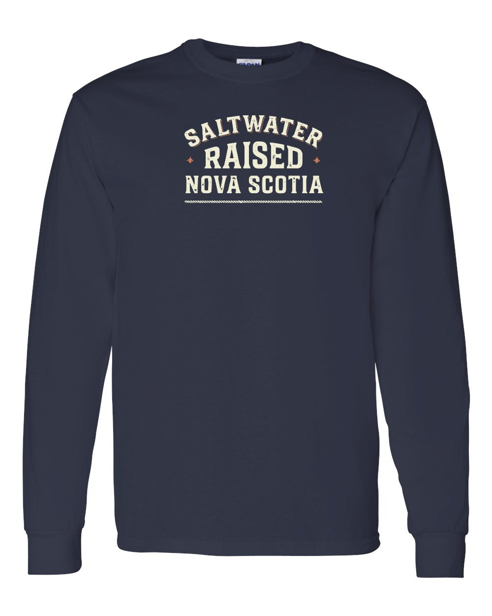 Saltwater Raised NS Sign Long Sleeve Tee - Unisex