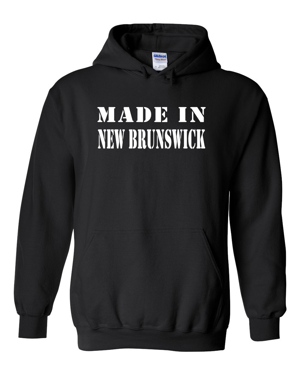 Made in NB White Lettering Full Pullover Hoodie