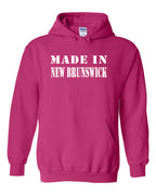 Made in NB White Lettering Pullover Hoodie - Unisex