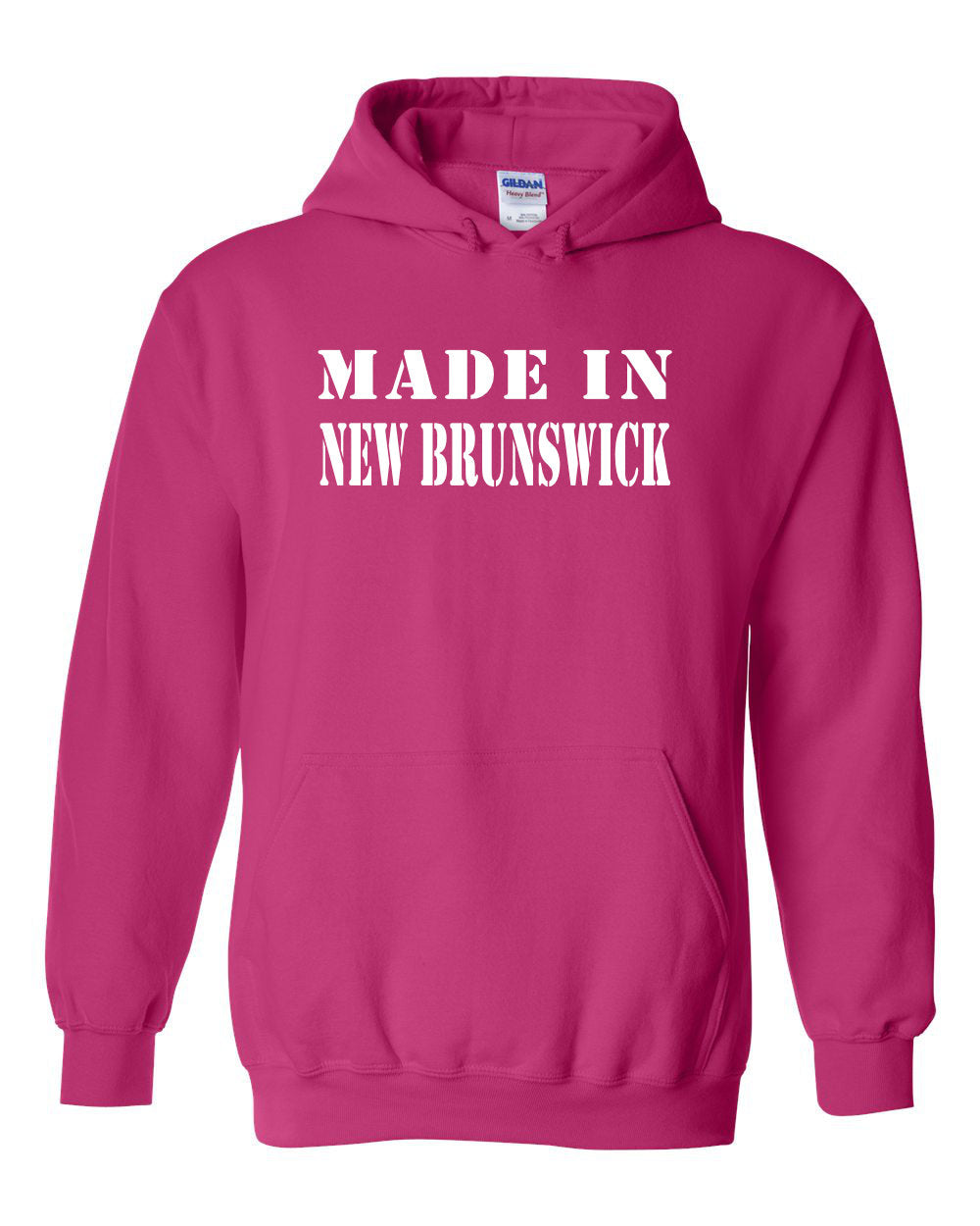 Made in NB White Lettering Full Pullover Hoodie