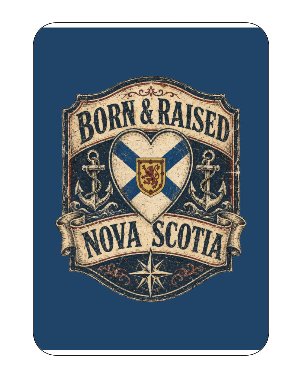 Born and Raised Ns Shield Magnet
