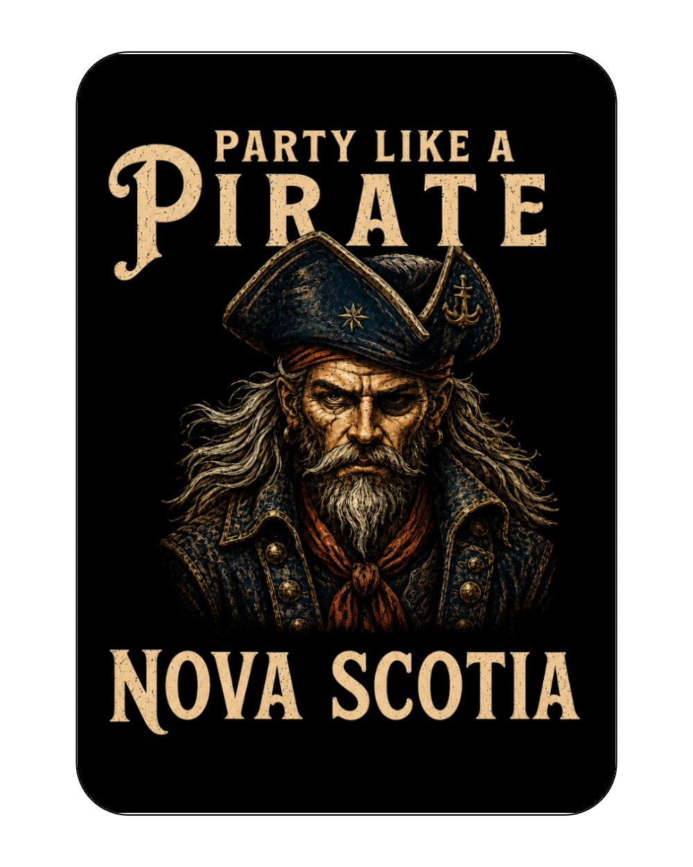 Party Like a Pirate Magnet