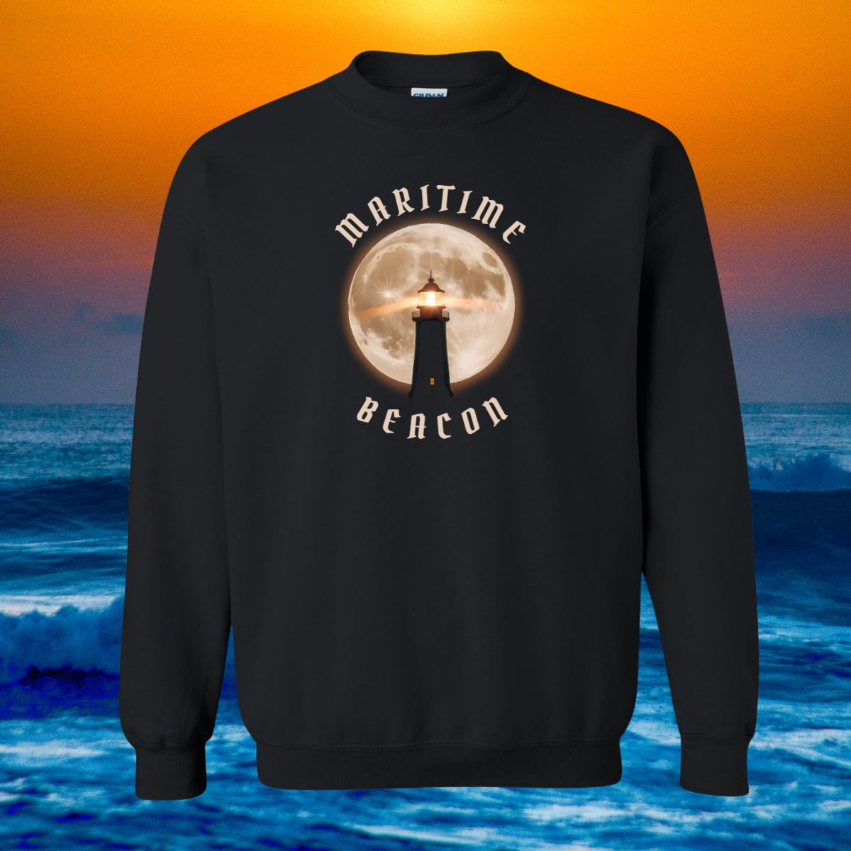 Maritime Beacon Crewneck Sweatshirt - Unisex