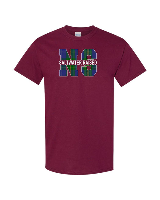 Saltwater Raised Nova Scotia Tartan  Men's Tee