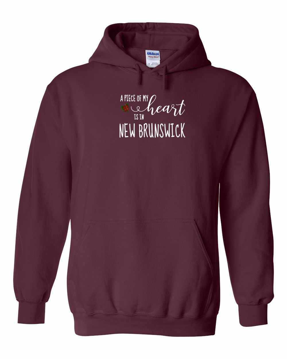 A piece of my Heart NB tartan Pullover Hoodie - Unisex
