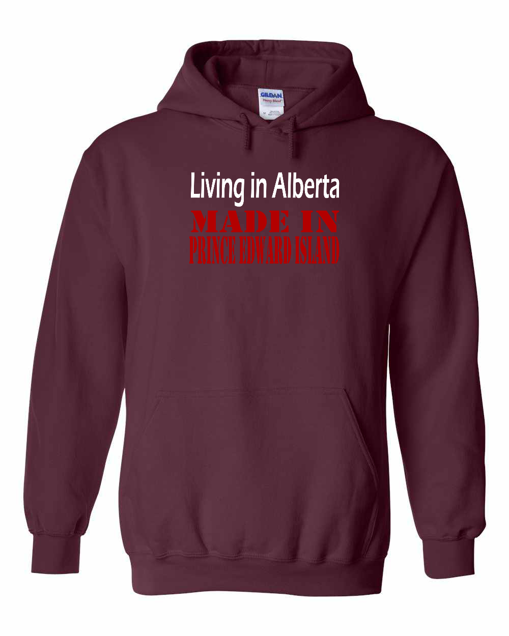 Living in Alberta made in PEI Pullover Hoodie - Unisex
