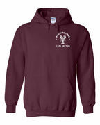 Maritime Swag CB Mandala white Lobster Left Chest Pullover Hoodie - Unisex