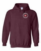 Elbows up Leaf Left Chest Pullover Hoodie - Gildan Canada (sewn Internationally) - Unisex