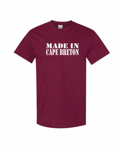 Made In Cape Breton White Full Men's Tee