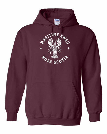 Maritime Swag Nova Scotia Mandala white Lobster Full pullover