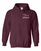 A piece of My heart in NFLD (Red Heart) Left Chest Pullover Hoodie - Unisex