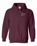 A piece of My heart in NS Tartan Heart Left Chest Pullover Hoodie - Unisex