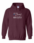 A piece of My heart in NS Tartan Heart Pullover Hoodie - Unisex