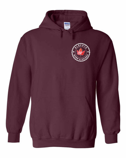 Born And Raised Alberta Left Chest and Back Pullover