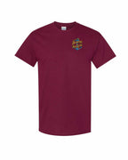 Anchored in NS (New Design) Left Chest and Back Men's tee