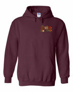 Canada Flowers Left Chest Pullover Hoodie - Gildan Canada (sewn Internationally) - Unisex