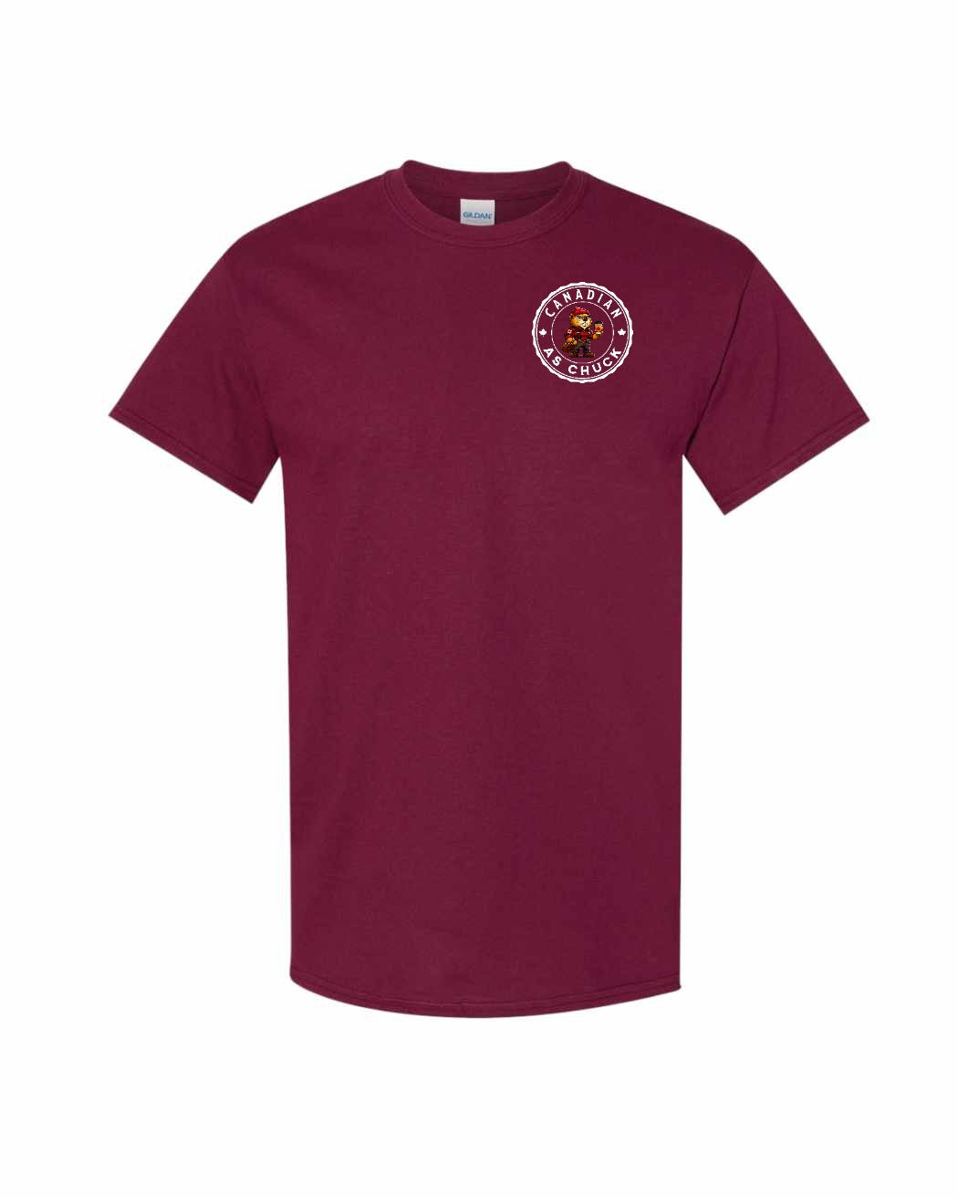 Canadian as Chuck Left Chest Men's Tee