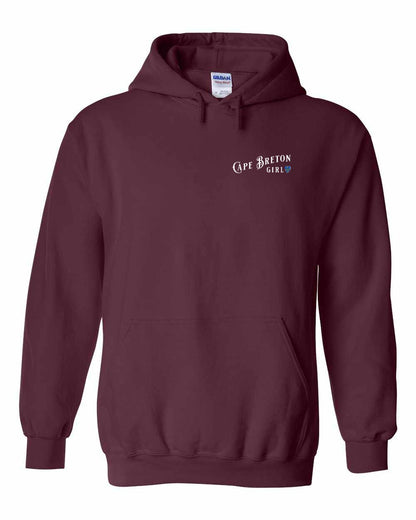 Cape Breton Girl Tartan Left Chest Pullover Hoodie