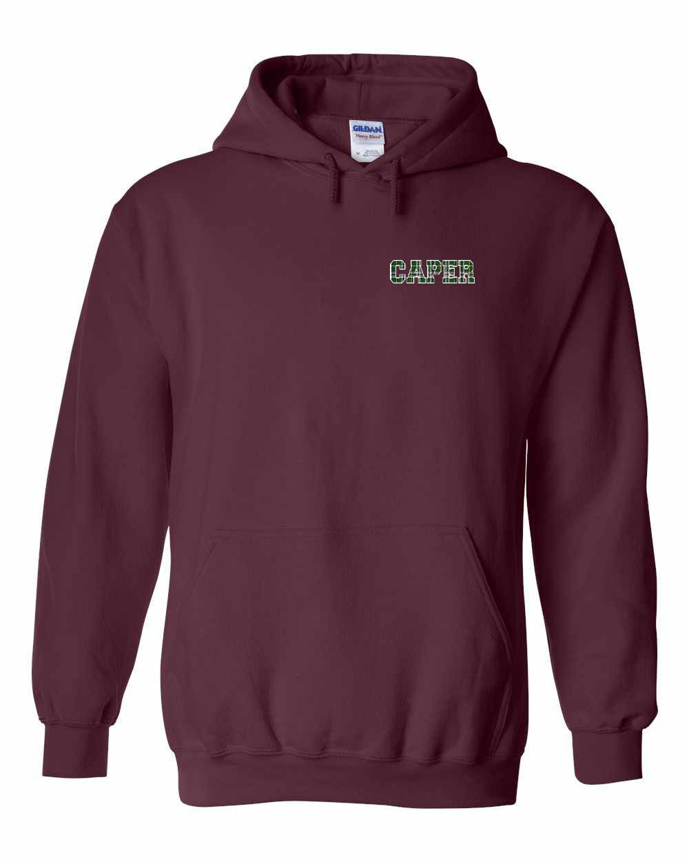 Caper Left Chest and Back Pullover Hoodie