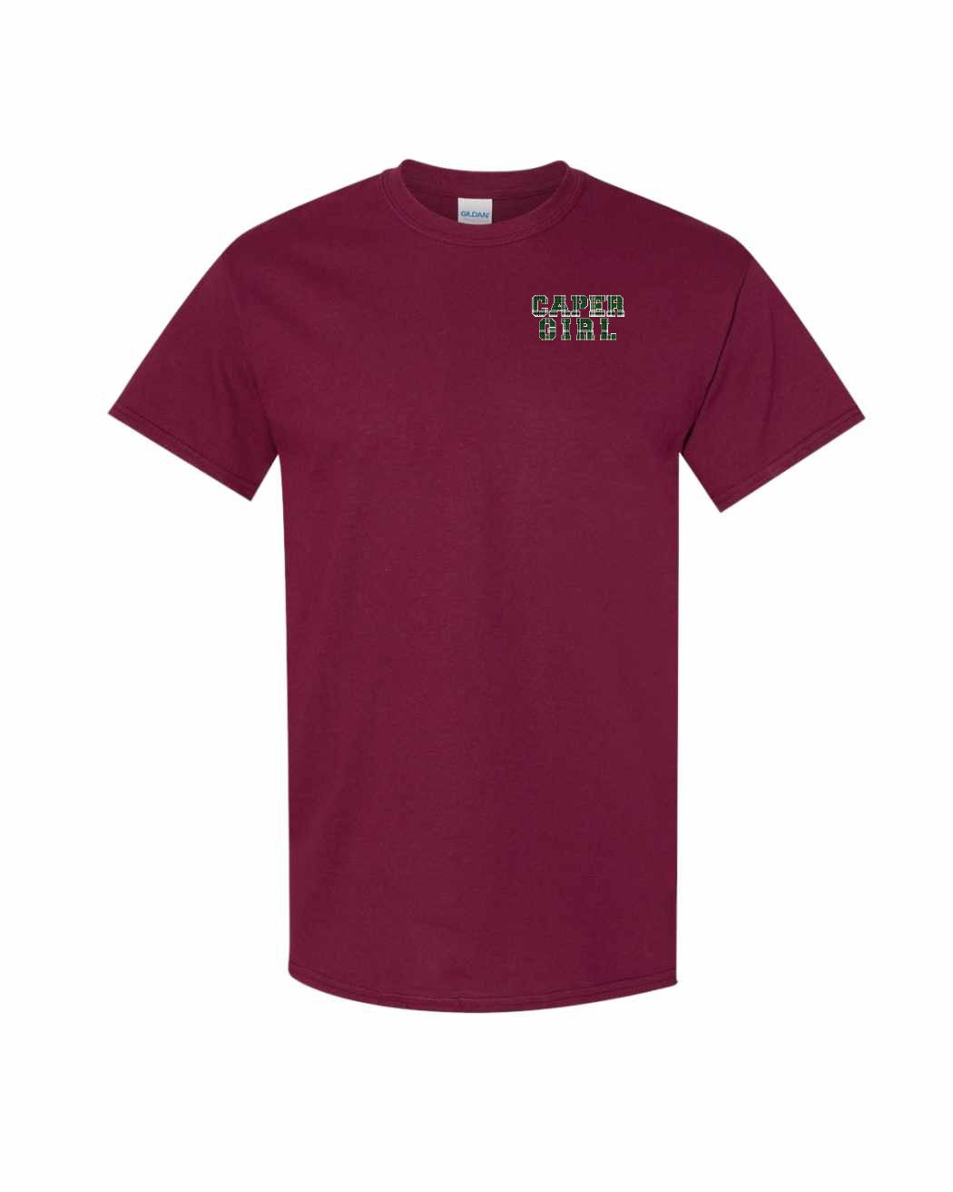 Caper Girl Left Chest and Back Men's Tee