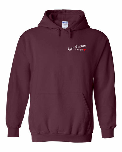 Cape Breton Nurse Left Chest Pullover Hoodie