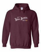 Just a NS Guy Yellow Compass Pullover Hoodie - Unisex