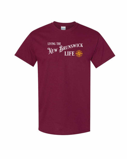 Living the New Brunswick Life yellow Full Men's Tee