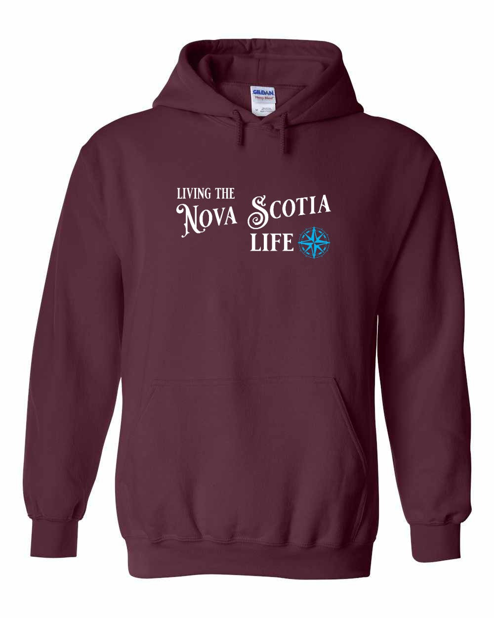 Living the Nova Scotia Life blue Full pullover