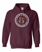 Mean & Nasty Canadians Eh! Pullover Hoodie - Gildan Canada (sewn Internationally) - Unisex