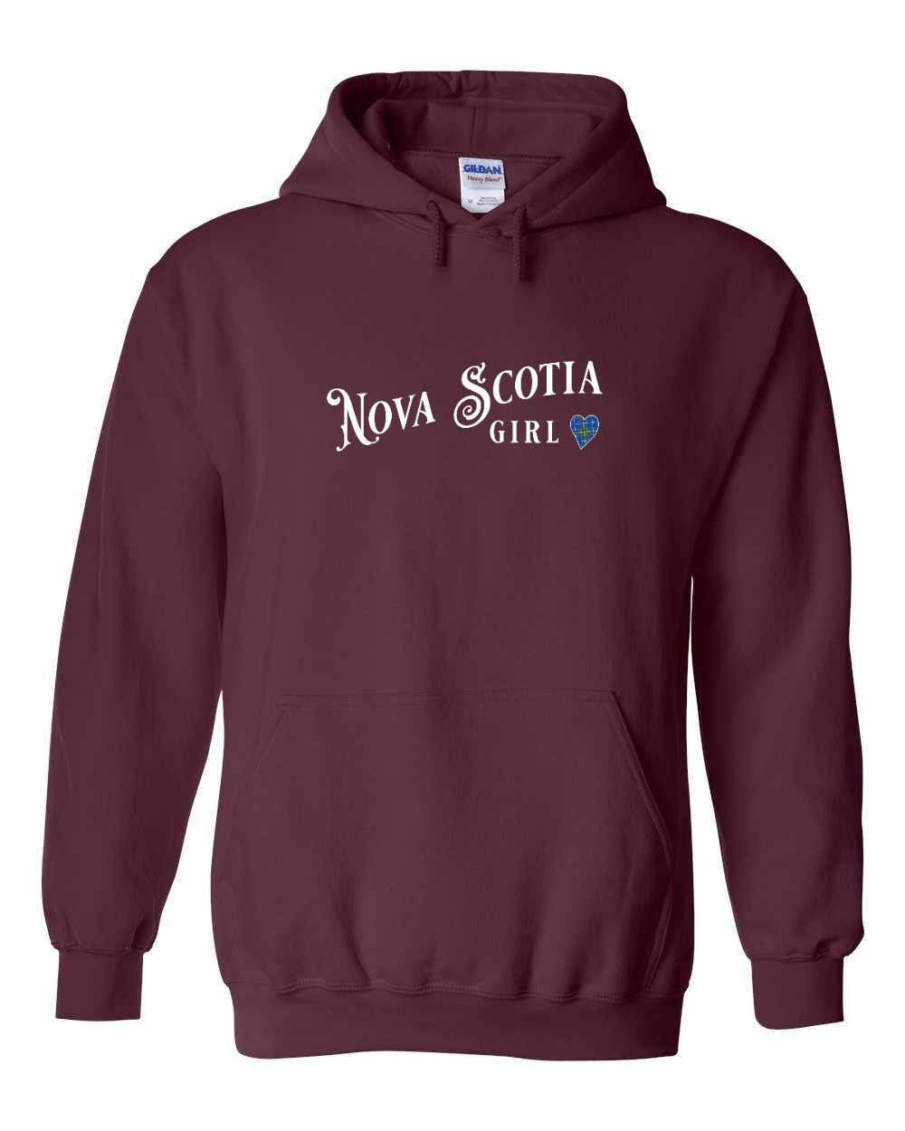 Nova Scotia Girl Tartan Heart Full pullover