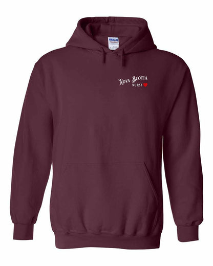 Nova Scotia Nurse Left Chest and Back pullover