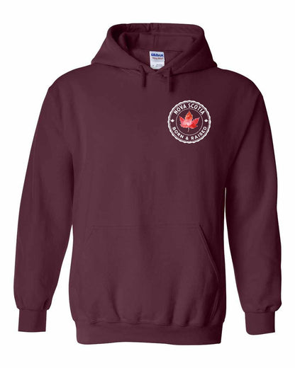 Born and Rasied Nova Scotia Left Chest Pullover