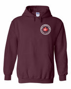 Born and Raised PEI Left Chest and Back Pullover Hoodie - Gildan Canada (sewn Internationally) - Unisex