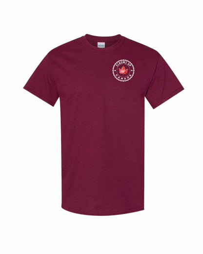 Elbows up Leaf Left Chest Men's Tee