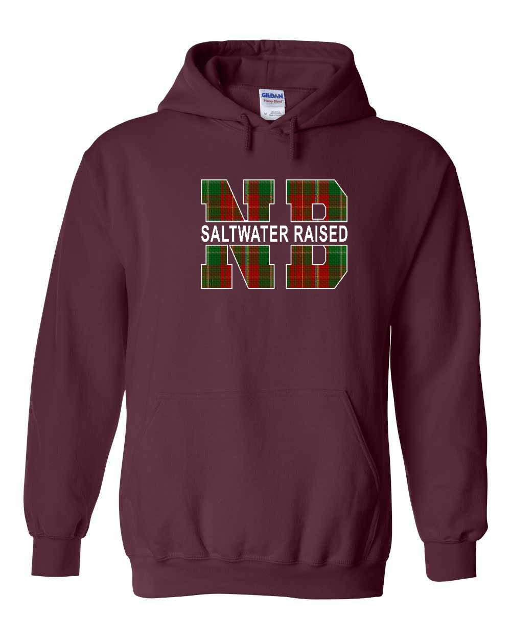 NB Saltwater Raised Full Front Pullover Hoodie Printed NOT STITCHED