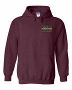 NFLD Saltwater Raised Left Chest and Back Pullover Hoodie - Unisex