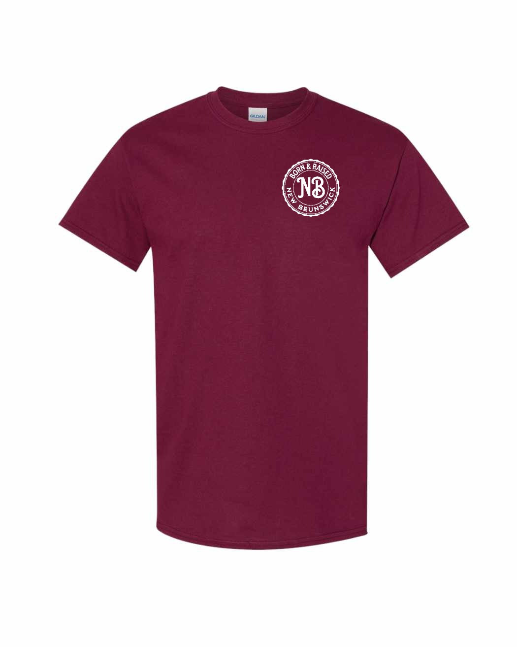 Born & Raised New Brunswick Left Chest Men's Tee