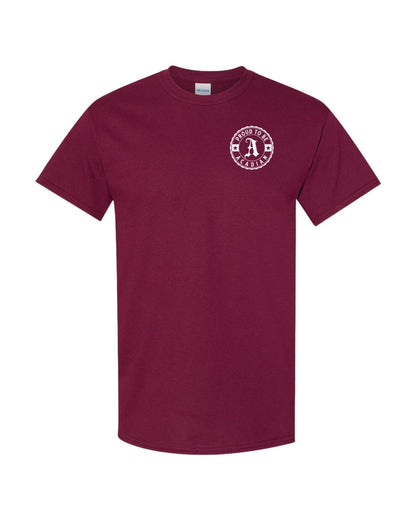 Proud to be Acadian Left Chest Only Mens Tee