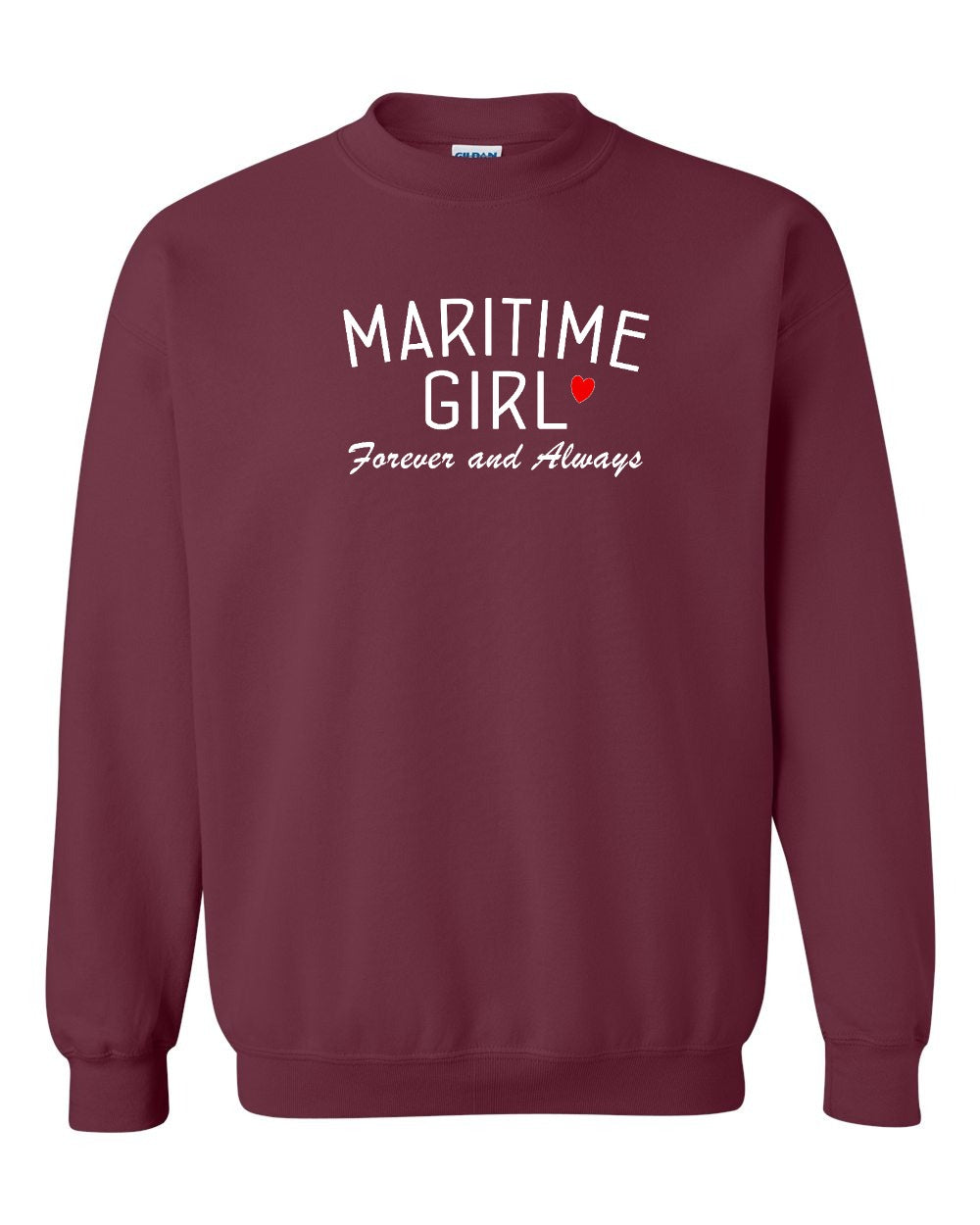 Maritime Girl Forever and Always Crewneck Sweatshirt - Unisex