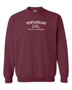 NFLD Girl Forever and Always Crewneck Sweatshirt - Unisex
