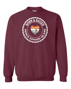 Born and Raised PEI Heart Flag Crewneck Sweatshirt - Unisex