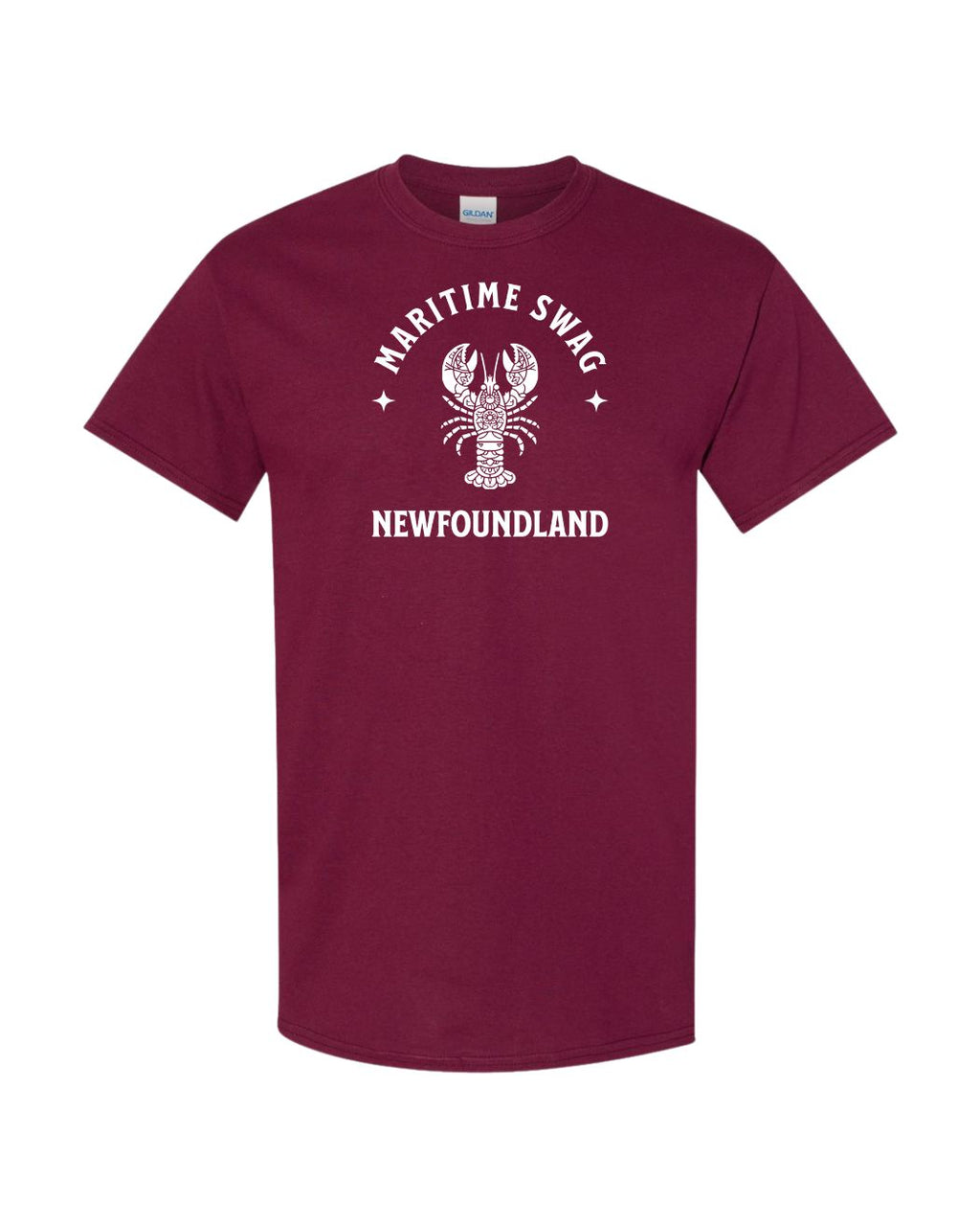 Maritime Swag NFLD Mandala white Lobster Men's Tee