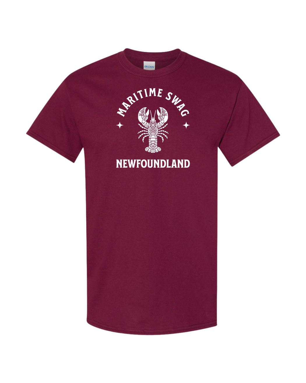 Maritime Swag NFLD Mandala white Lobster Men's Tee