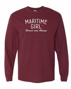Maritime Girl Forever and Always Long Sleeve Tee - Unisex