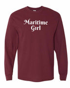 Maritime Girl Heart Dot Long Sleeve Tee - Unisex