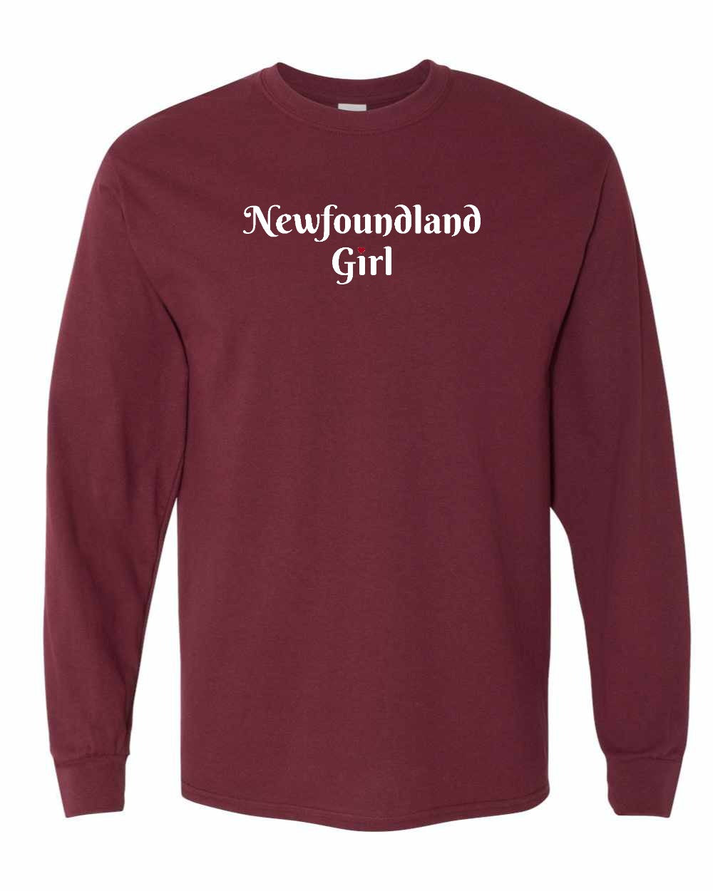 NFLD Girl Heart Dot Long Sleeve Tee - Unisex