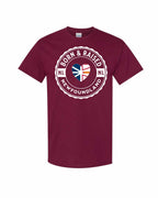 Born and Raised NFLD Heart Flag Men's Tee