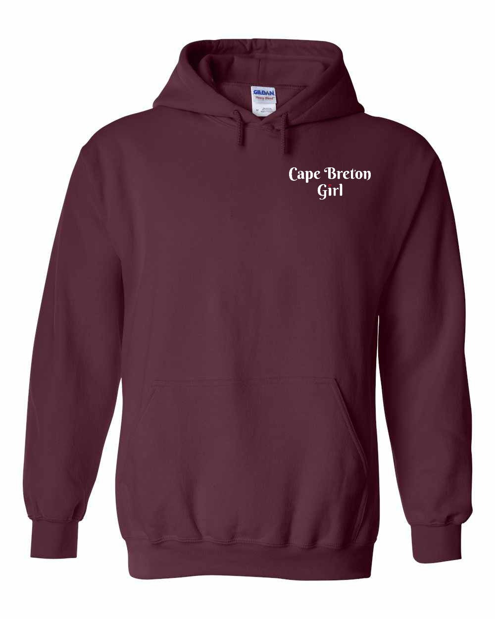 CB Girl Heart Dot Left Chest & Back Pullover Hoodie - Unisex